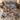 Nutcracker Winter Courtyard quilt bedding set with 2 matching pillowcases on a bed in a festive bedroom