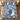 Painterly Blue Christmas Grove duvet cover set with 2 matching pillowcases on a bed in a festive bedroom