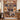 Personalized Patchwork Harvest Quilt photo blanket with six family photos displayed on a wall