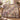 Personalized Aster Cottage Gate Garden woven blanket styled in a home setting