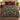 Blackberry Hedgehog Hollow botanical woven blanket spread across a bed