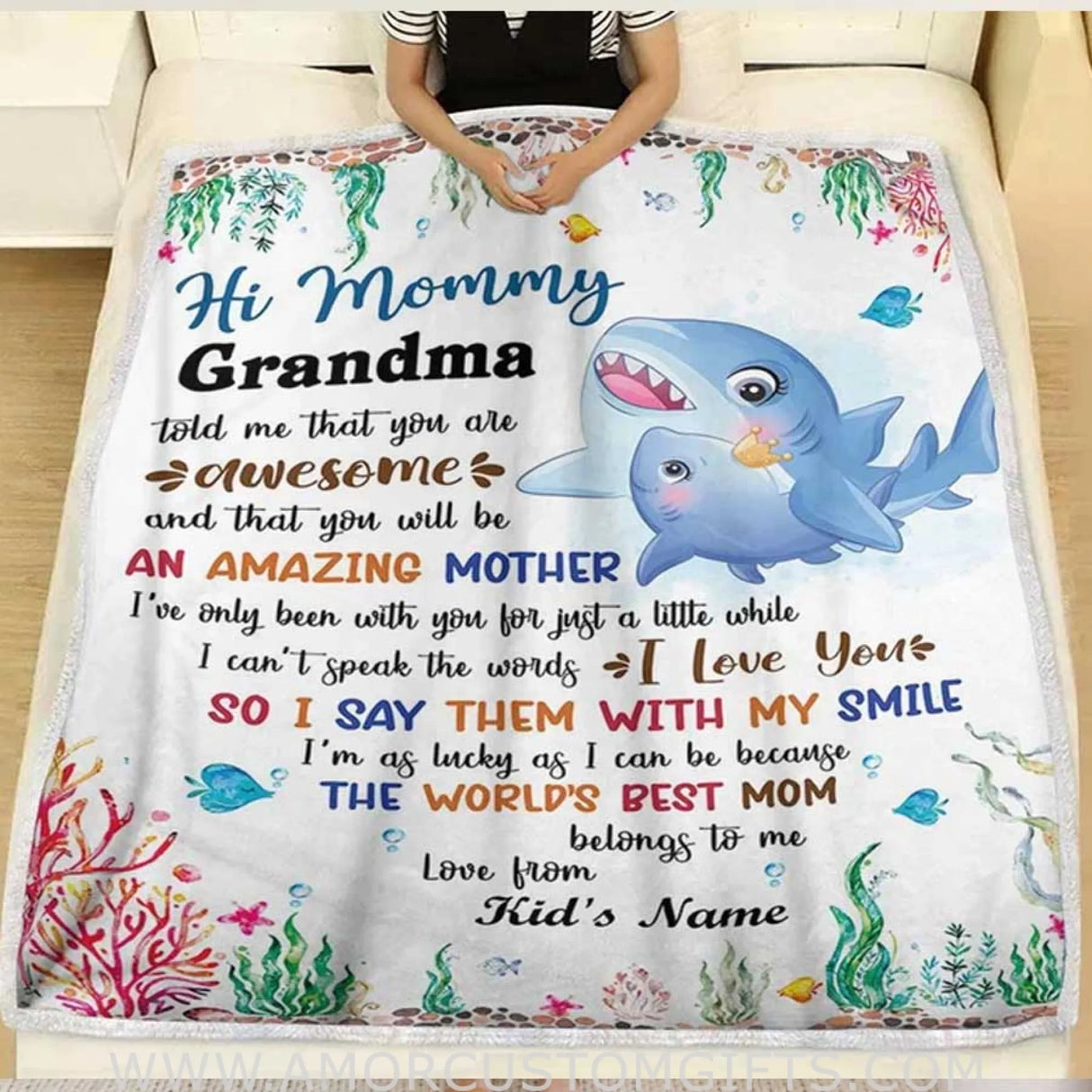 Blanket Personalized Blanket Blanket for new Mom, Personalized to My Mommy Fleece Blanket, First, Happy 1st First Time Mom Gift