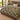 Cardoon Leaf Fan botanical woven blanket spread across a bed