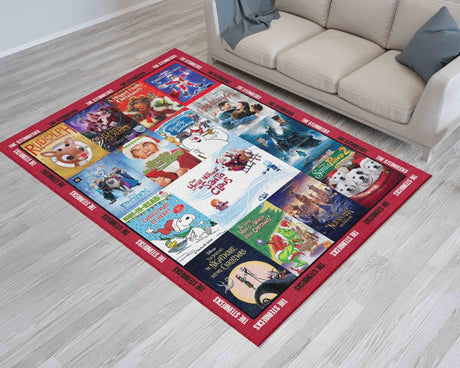 Mats & Rugs Personalized Christmas Movies Rug / Floormat | Personalized Home Carpet, Mat, Home Decor