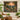 Dahlia Swallowtail Terrace botanical woven blanket shown without a name as a wall tapestry
