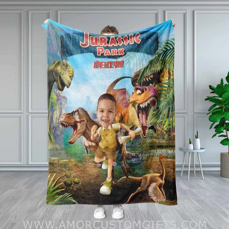 Blankets Personalized Dinosaur Explorer Blanket | Custom Boy Dino Blanket,  Customized Blanket