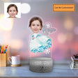 Personalized Elsa Frozen Night Lights - Custom Face & Name Princess Elsa Frozen Nightlight Acrylic Table LED Lamp For Kids, Teens Gifts