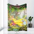 Blankets Personalized Fairy Tale Bell Princess Blanket | Custom Name & Face Girl Bell Princess Blanket