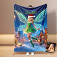 Blankets Personalized Fairy Tale Tinker Bell 1 Princess Blanket | Custom Name & Face Girl Princess Blanket