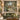 Fountain Stag Courtyard botanical woven blanket shown without a name as a wall tapestry