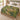 Hellebore Courtyard botanical woven blanket spread across a bed