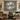Heron Mill Pond botanical woven blanket shown without a name as a wall tapestry
