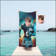 Towels Personalized Jacksonville Basketball Boy Jaguars Photo Beach Towel