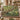 Linden Doves woven blanket draped over a sofa or armchair