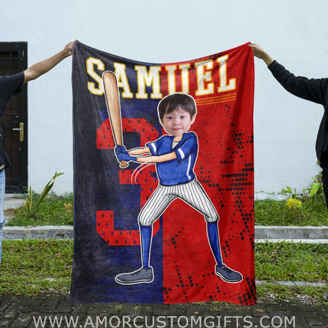 Blankets Personalized Little Baseball Boy Blanket | Custom Boy Blanket,  Customized Blanket