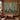 Mistletoe Poplars botanical woven blanket shown without a name as a wall tapestry