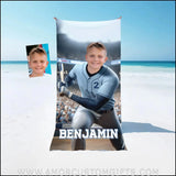 Towels Personalized MLB Tampa Baseball Boy Bay Rays Photo Beach Towel
