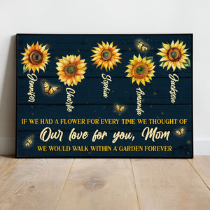 Posters, Prints, & Visual Artwork Personalized Mother's Day Love For You MOM - Custom Name Poster Canvas Print
