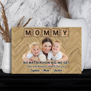 Posters, Prints, & Visual Artwork Personalized Mother's Day Mommy - Custom Photo & Name Poster Canvas Print