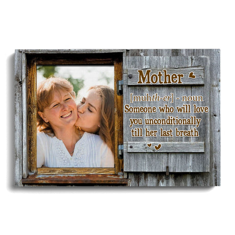 Posters, Prints, & Visual Artwork Personalized Mother's Day Mother Definition - Custom Photo Poster Canvas Print