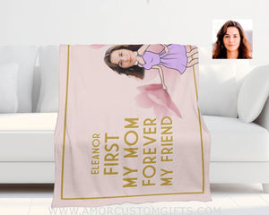 Personalized Mother’s Day First My Mom - Blanket Blankets