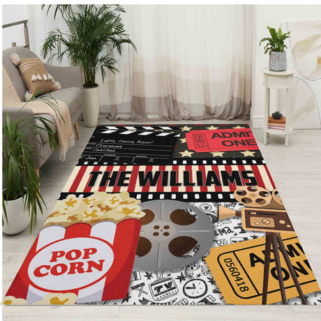 Mats & Rugs Personalized Movie Rug / Floormat | Personalized Home Carpet, Mat, Home Decor