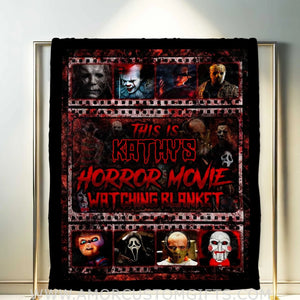 Blankets Personalized Name Horror Movie 3 Halloween Blanket