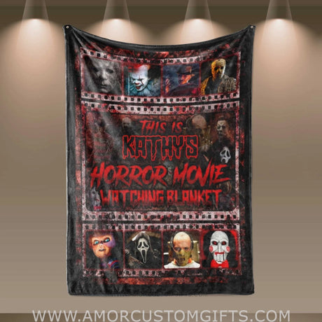 Blankets Personalized Name Horror Movie 3 Halloween Blanket