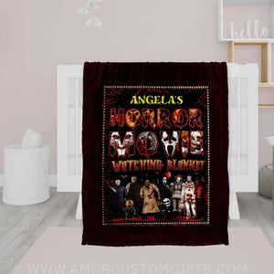 Blankets Personalized Name My Horror Movie 2 Halloween Blanket