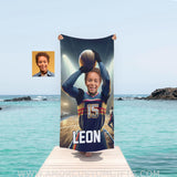 Personalized Nba New Orleans Pelicans Photo Beach Towel Towels