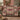 Rose Log Cabin woven blanket draped over a sofa or armchair