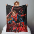 Blankets Personalized Spider Boy Photo Blanket | Custom Superhero Spidey Blanket