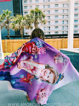 Towels Personalized Summer Fairy Tales Mermaid Princess Beach Towel