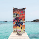 Towels Personalized Summer Superhero Spider Girl Beach Towel