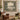 Swan Moat Chateau botanical woven blanket shown without a name as a wall tapestry