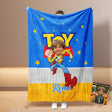 Blankets Personalized Toy Story Woody 5 Photo Blanket | Custom Face & Name Boy Photo Blanket