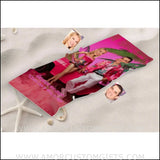 Towels Personalized Valentine Couple Photo Beach Towel | Customize Barbie Inspireds Barbee Ken Beach Towel