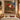 Poinsettia Atelier woven blanket displayed as a Christmas wall tapestry