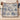 Personalized The Unhurried Chapter blue toile woven blanket held open in a bright living room