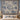 Personalized The Unhurried Chapter blue toile woven blanket hung as a wall tapestry above a bed