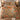 Tupelo Coral Canopy duvet cover set on a bed with woven bench, coral autumn forest bedding