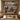 Marshland duck hunting woven blanket hung as a wall tapestry with sample family name above a bed