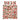 Personalized Yuletide Keepsake Patchwork comforter bedding set in pink with sample family name The Thompsons and 2 matching pillowcases