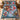 Christmas Bell Garden quilt bedding set with 2 matching pillowcases on a bed, red cardinals and golden bells