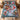 Christmas Bell Garden quilt bedding set with 2 matching pillowcases on a bed, red cardinals and golden bells