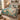 Kingfisher Waterlily Ribbons quilt bedding set on a wooden bed in a bright bedroom