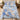 Personalized Snow Leopard Blue Poppy bedding set - Quilt Set