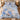 Personalized Snow Leopard Blue Poppy bedding set - Duvet Cover Set