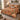 Personalized Terracotta Acanthus Hearth Morris Style bedding set - Quilt Set Detail