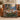 Red fox woven blanket draped over a sofa